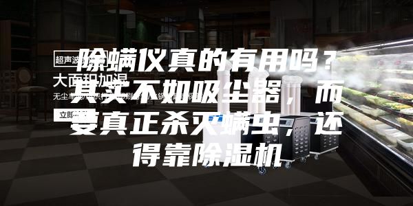 除螨仪真的有用吗？其实不如吸尘器，而要真正杀灭螨虫，还得靠除湿机