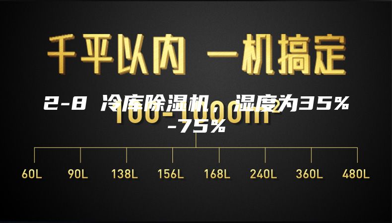 2-8℃冷库除湿机，湿度为35%-75%