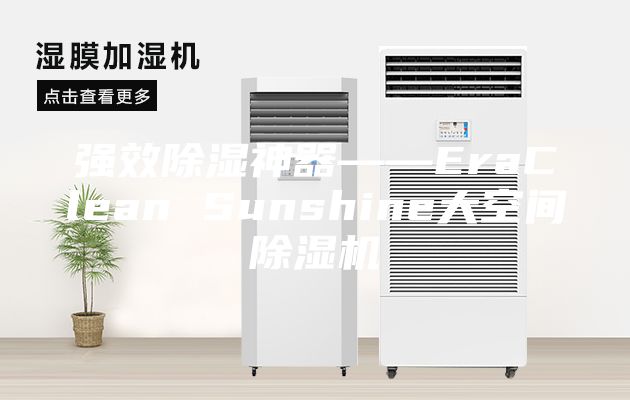 强效除湿神器――EraClean Sunshine大空间除湿机