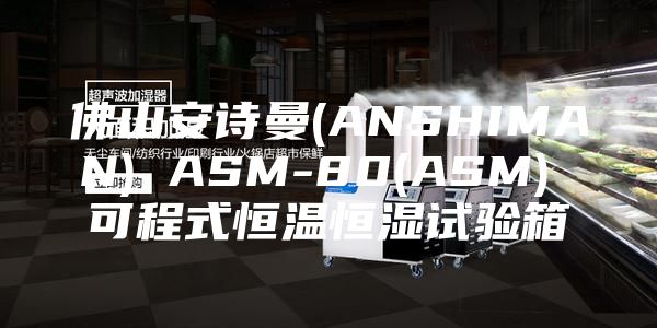 佛山安诗曼(ANSHIMAN) ASM-80(ASM) 可程式恒温恒湿试验箱