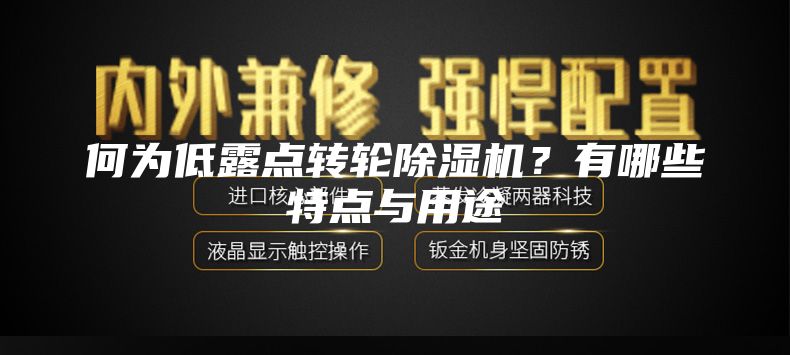 何为低露点转轮除湿机？有哪些特点与用途