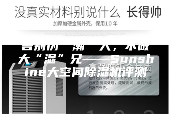 告别伪“潮”人，不做大“湿”兄——Sunshine大空间除湿机评测